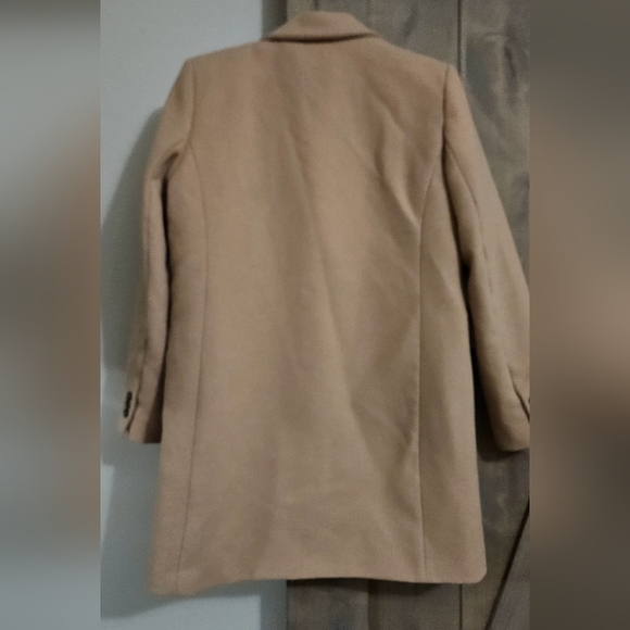MANGO Lapels wool coat. Tan. Size Large. NWOT - Picture 15 of 16